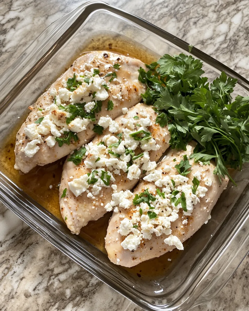 Ingredients for Savor the Sweet Heat: Hot Honey Infused Feta Chicken Recipe