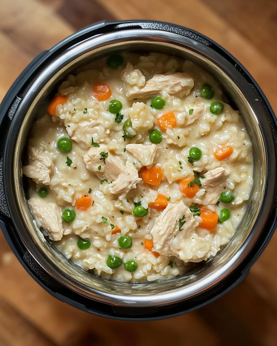 Ingredients for One-Pot Wonder: Instant Pot Creamy Chicken and Rice Delight