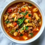 Photo of featured for Hearty Italian Sausage Pasta Soup: A Flavorful Comfort in a Bowl