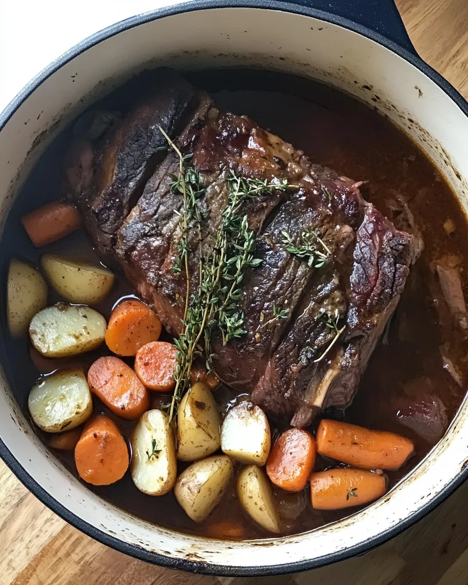 Ingredients for Savor the Flavor: Perfectly Juicy Dutch Oven Pot Roast Recipe