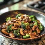 Photo of featured for Sizzling Mushroom and Broccoli Stir-Fry: A Flavorful Veggie Delight