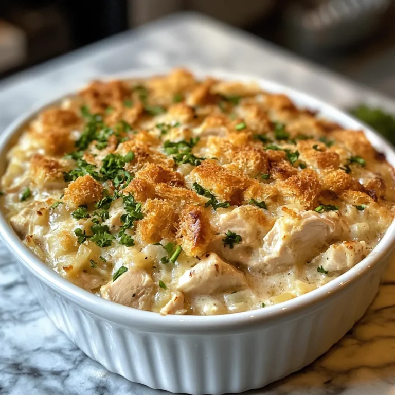 Photo of featured for Decadent Neiman Marcus Chicken Casserole: A Comfort Food Classic Reimagined