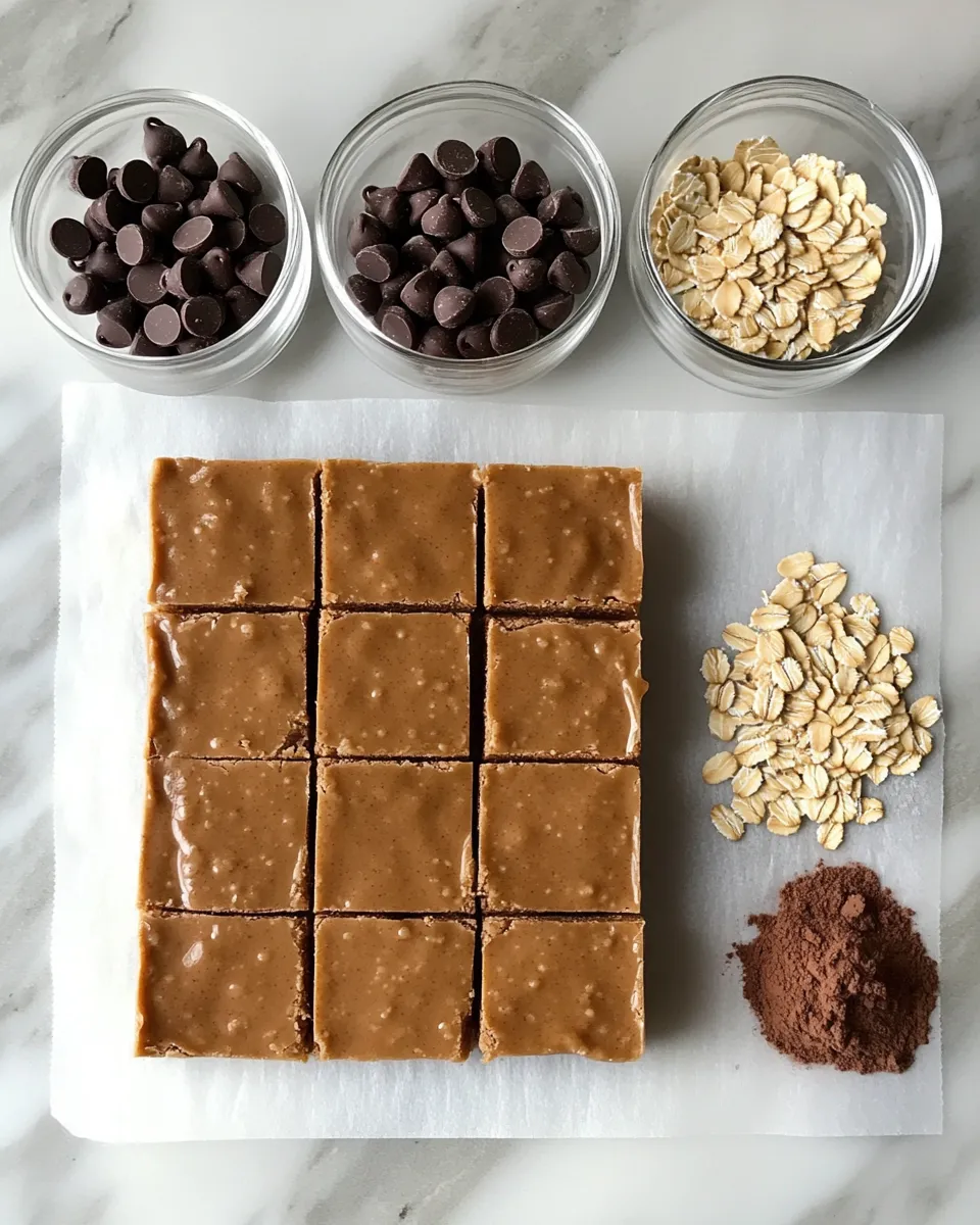 Ingredients for Irresistible No Bake Peanut Butter Bars That You Can’t Resist
