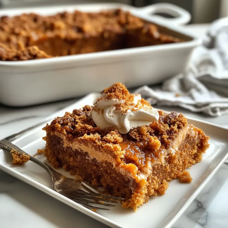 Photo of featured for Irresistible One-Pan Pumpkin Dump Cake