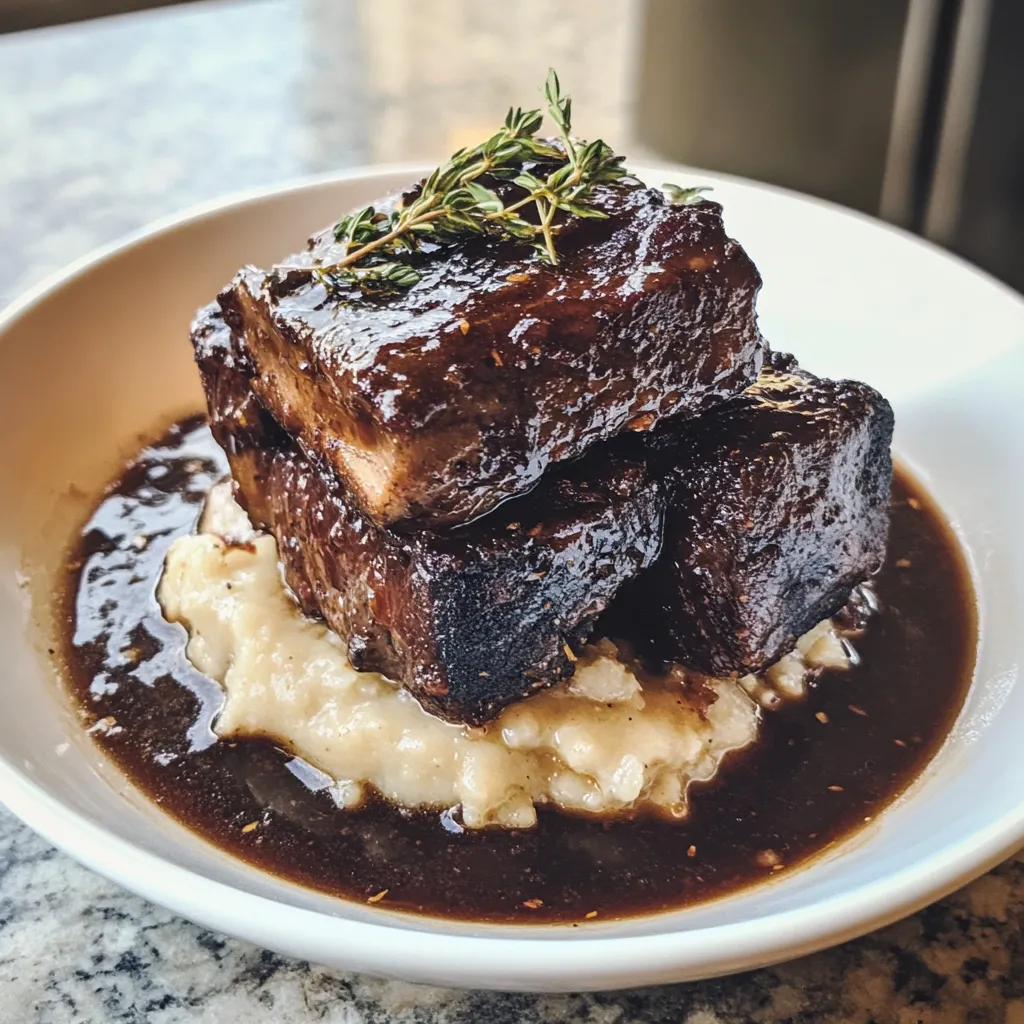Photo of featured for Heavenly Red Wine Braised Short Ribs: A Comfort Food Masterpiece