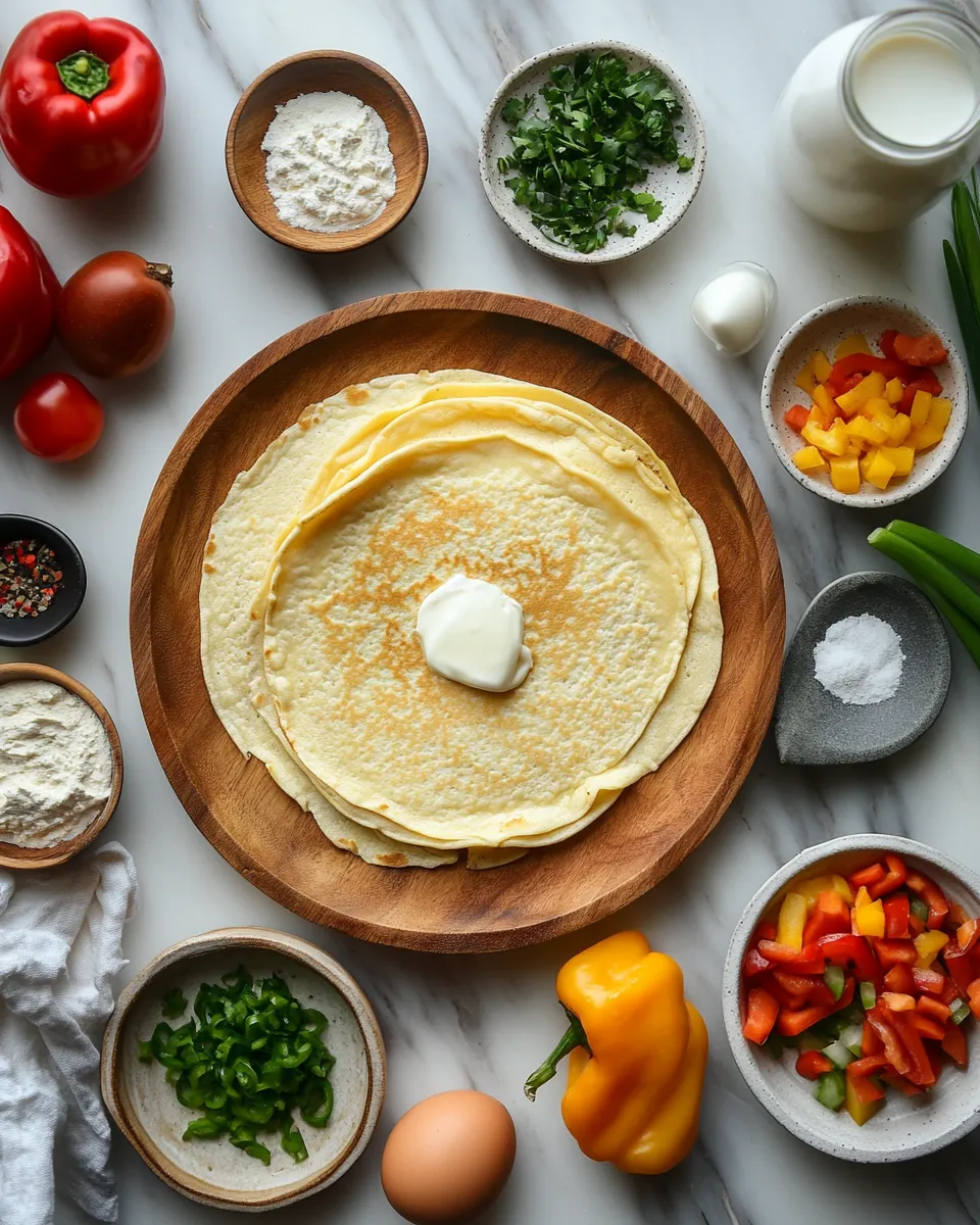 Ingredients for Savory Pancake Tacos: A Delicious Twist on Breakfast Favorites