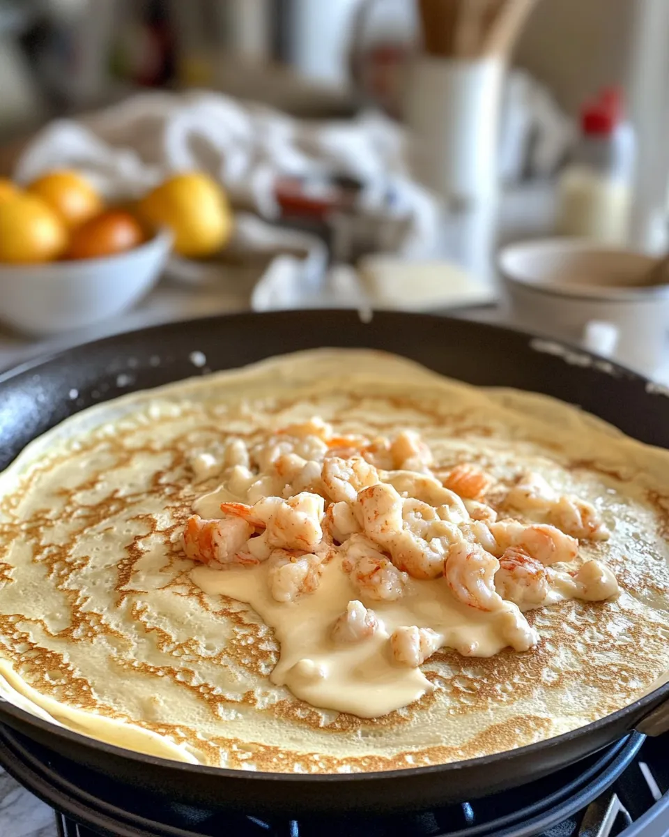Ingredients for Indulge in Decadence: Seafood Crepes with Velvety Homemade Béchamel Sauce