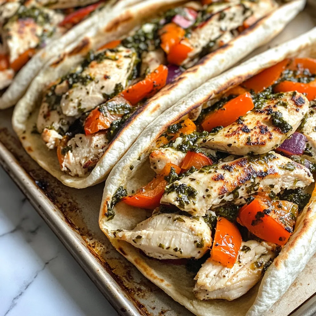 Photo of featured for Herby Ranch Sheet Pan Chicken Pitas: A Flavor Explosion