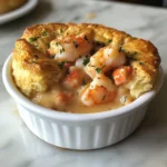 Photo of featured for Delicious Shrimp & Lobster Biscuit Pot Pie: A Decadent Twist on a Classic Comfort Food