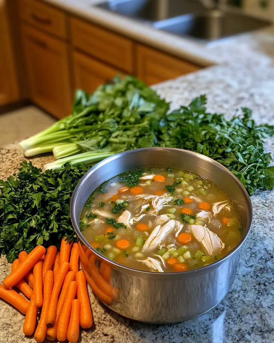 Ingredients for Savor the Soul of Sicily: Irresistible Chicken Soup Delight