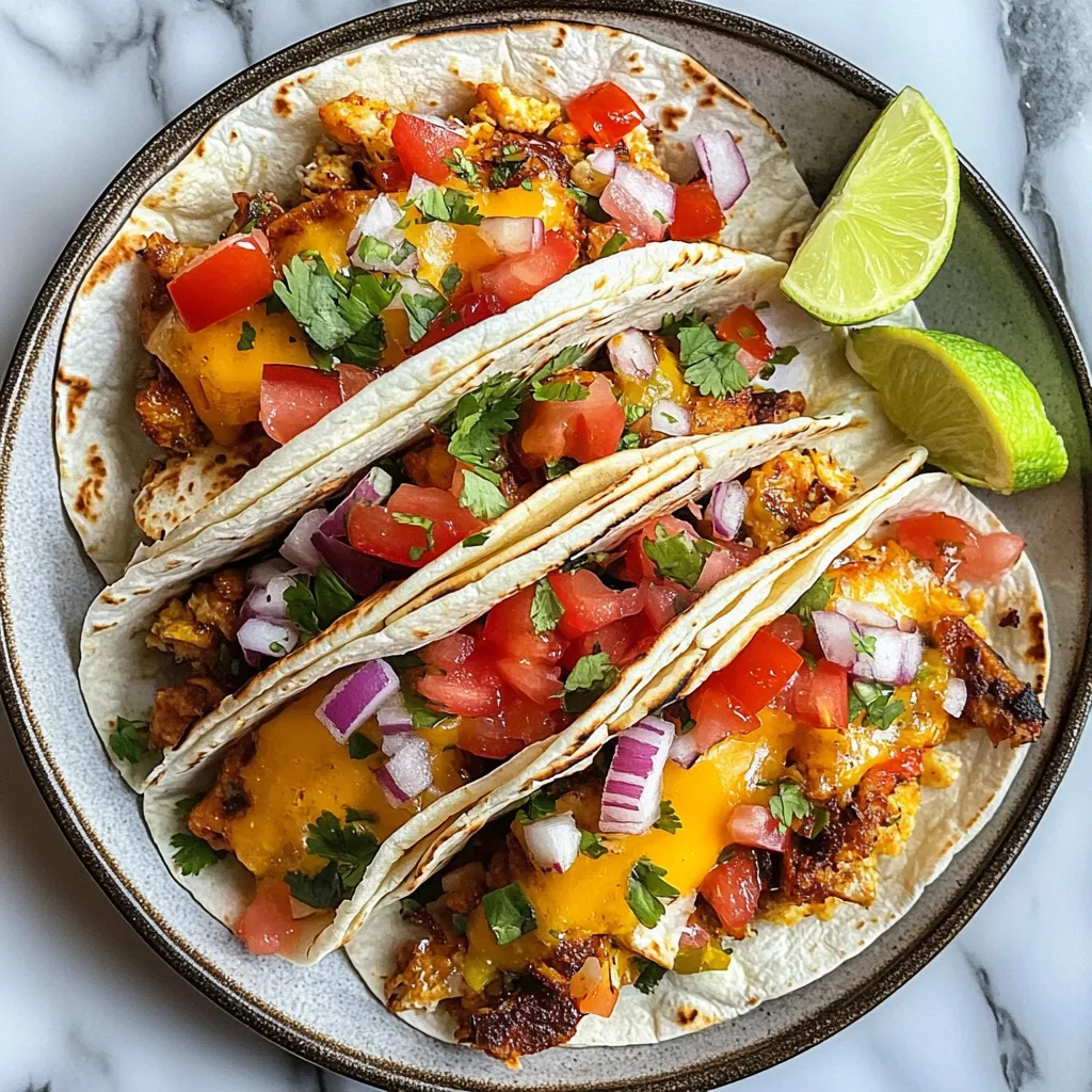 Photo of featured for Rise and Shine with These Simple Baked Breakfast Tacos