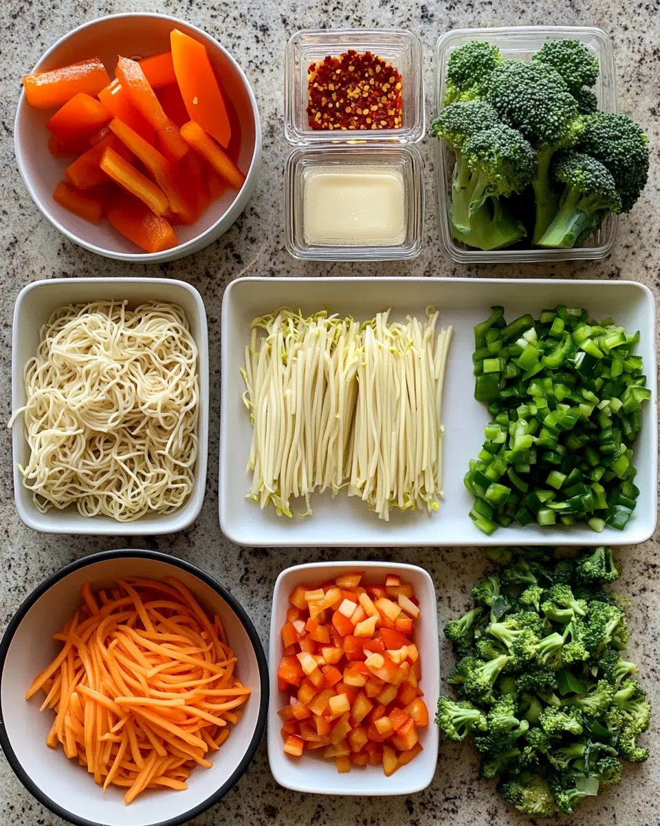 Ingredients for Sizzle and Spice: Unleashing the Flavor of Spicy Garlic Chilli Noodles