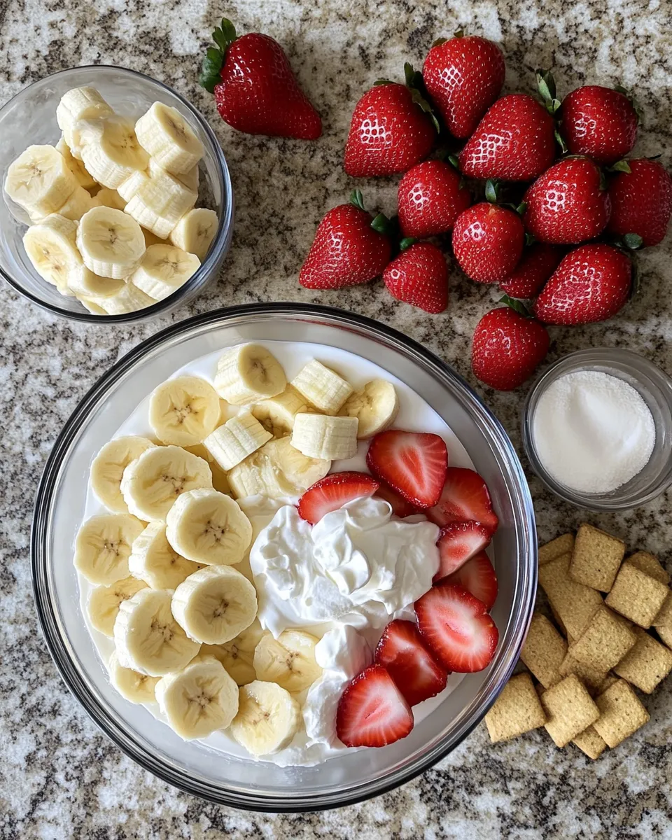 Ingredients for Indulge in a Strawberry Banana Pudding Dream: A Sweet Escape Awaits