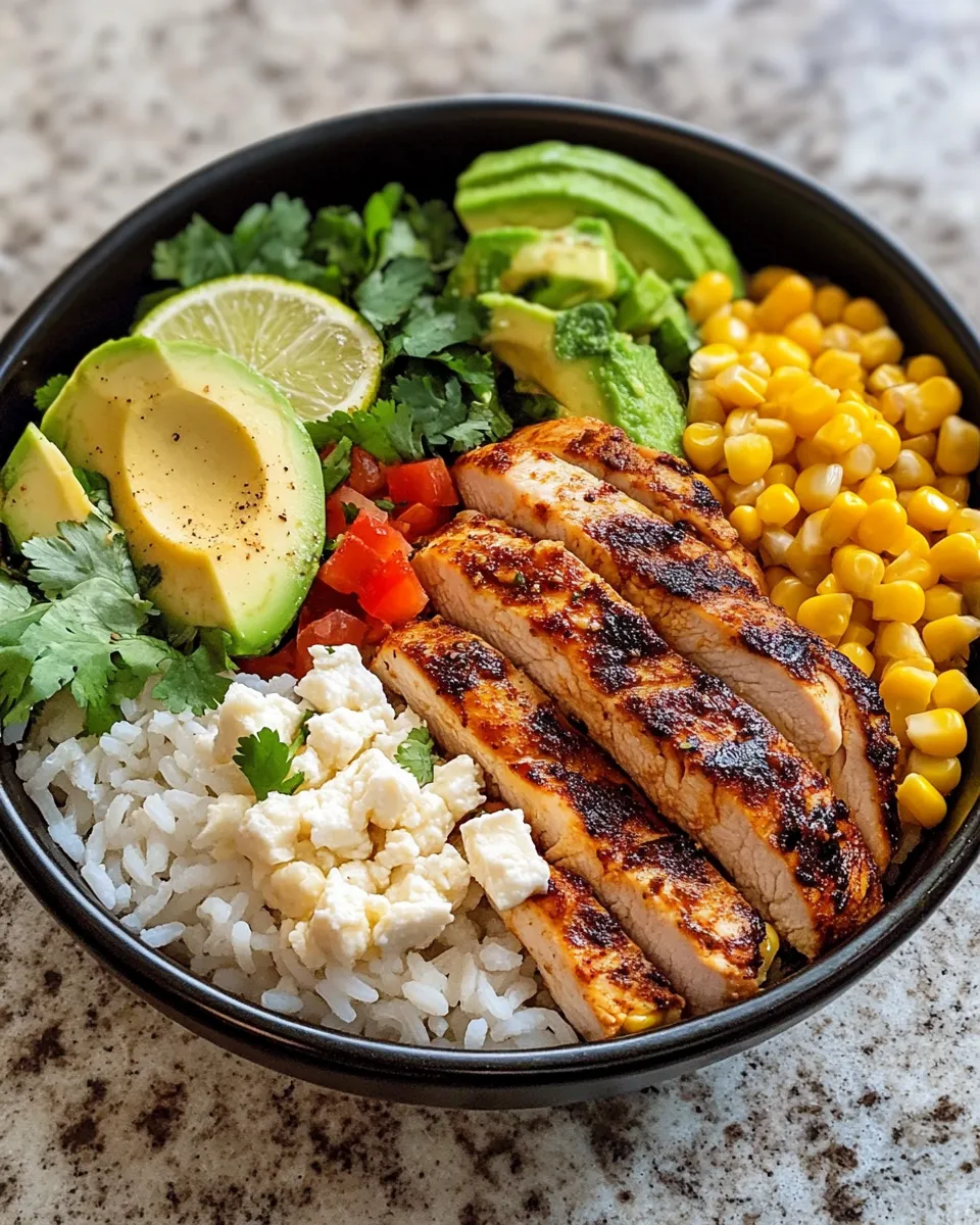 Ingredients for Savor the Flavor: Irresistible Street Corn Chicken Rice Bowl Delight
