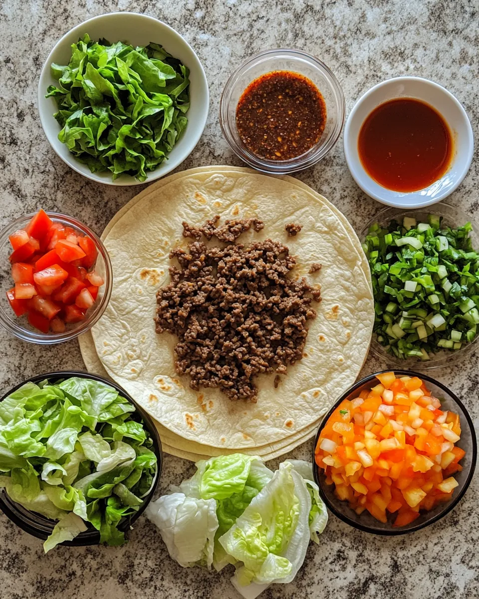 Ingredients for Irresistibly Delicious Sweet Chili Beef Wraps You Need to Try