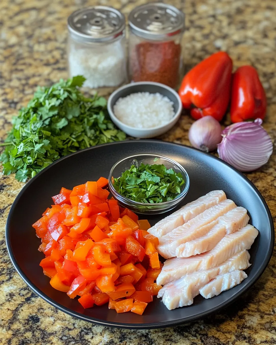 Ingredients for Savor the Flavor: Tilapia in Roasted Pepper Sauce Delight