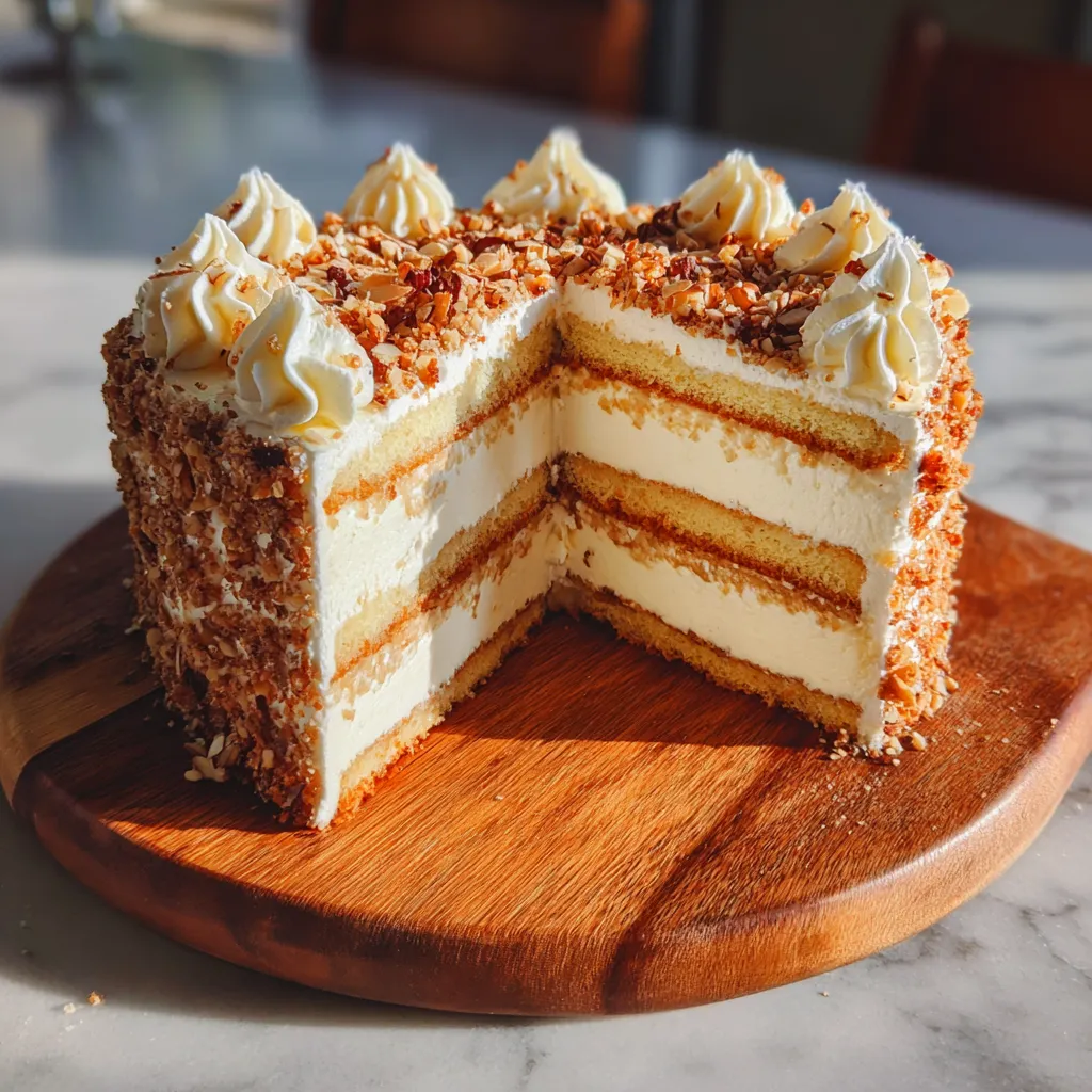 Photo of featured for Indulgent Almond Cream Cake: A Delectable Treat for Your Sweet Tooth