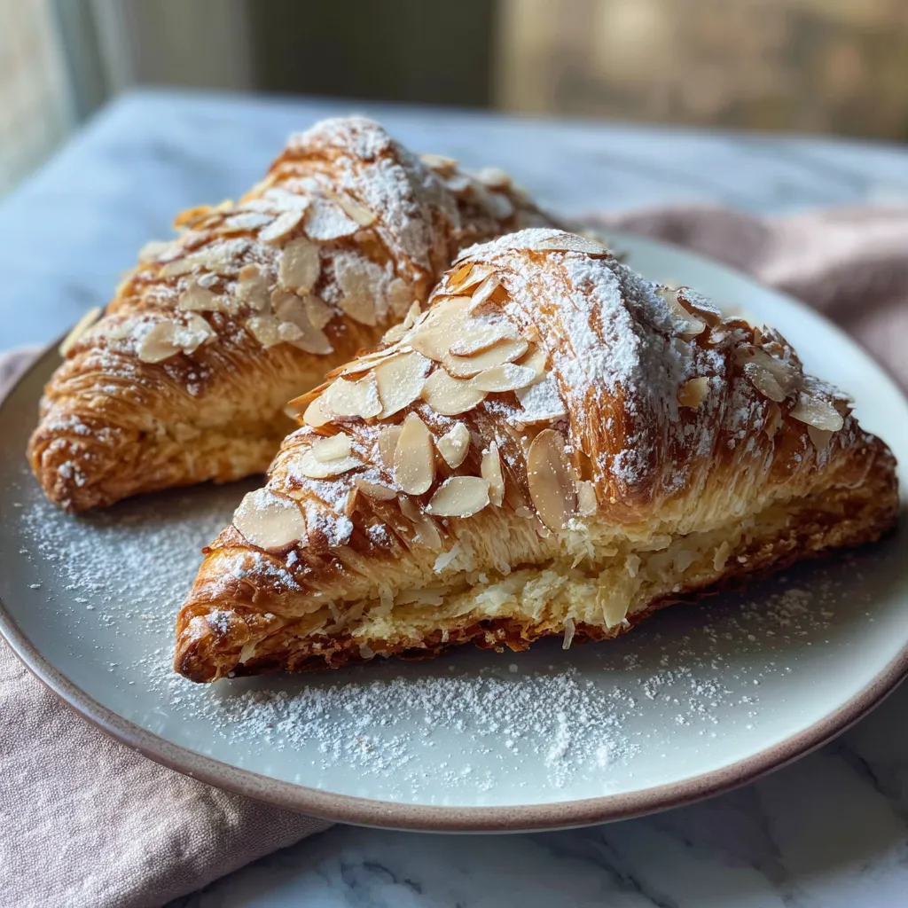Photo of featured for Irresistible Almond Croissant Cake Delight