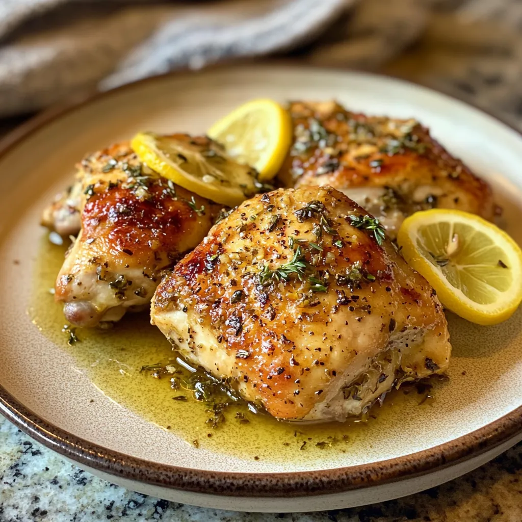 Photo of featured for Succulent Baked Greek Lemon Chicken: A Zesty Delight