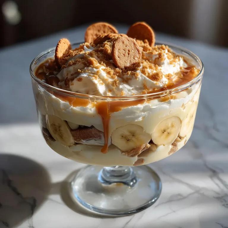 Photo of featured for Irresistible Biscoff Banana Pudding with Caramel