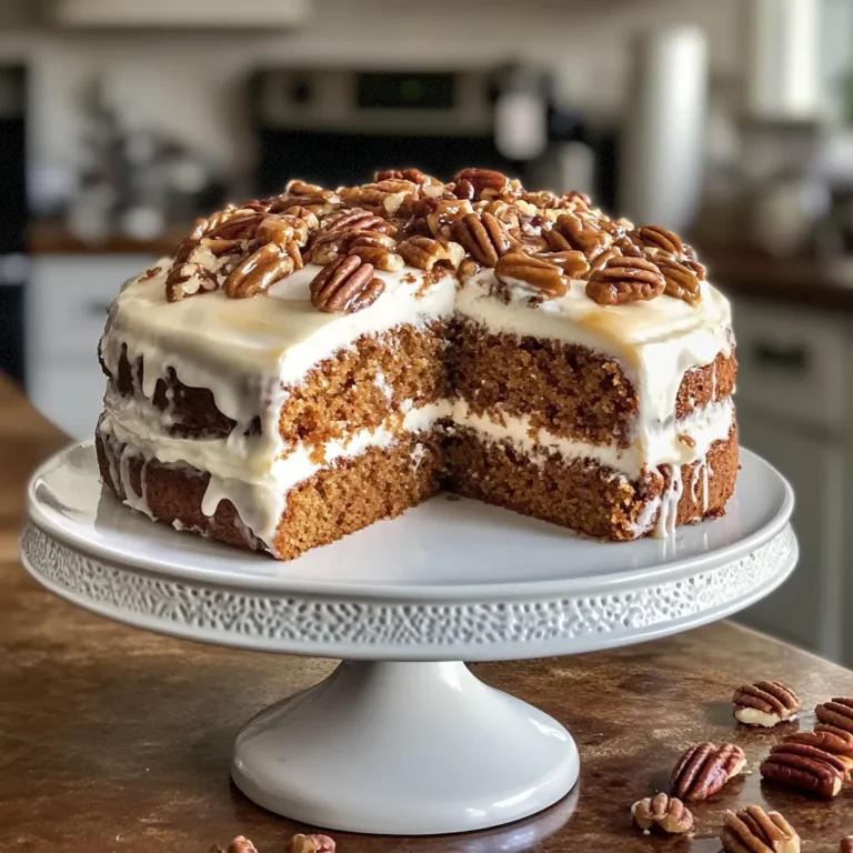 Photo of featured for Indulgent Caramel Pecan Carrot Heaven Cake: A Decadent Delight