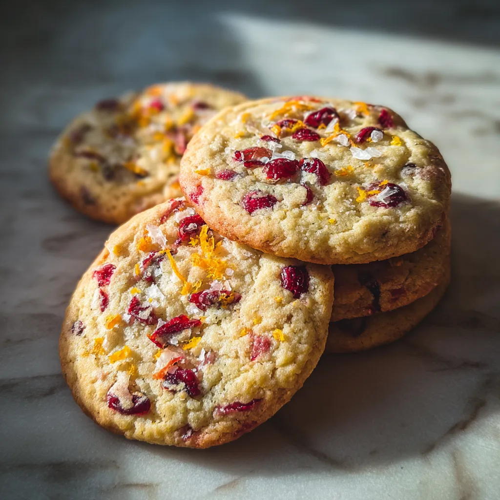Photo of featured for Irresistibly Chewy Christmas Cranberry Orange Cookies