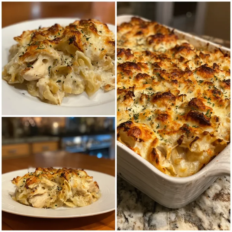 Photo of featured for Savory Chicken Alfredo Bake: Irresistible Comfort Food