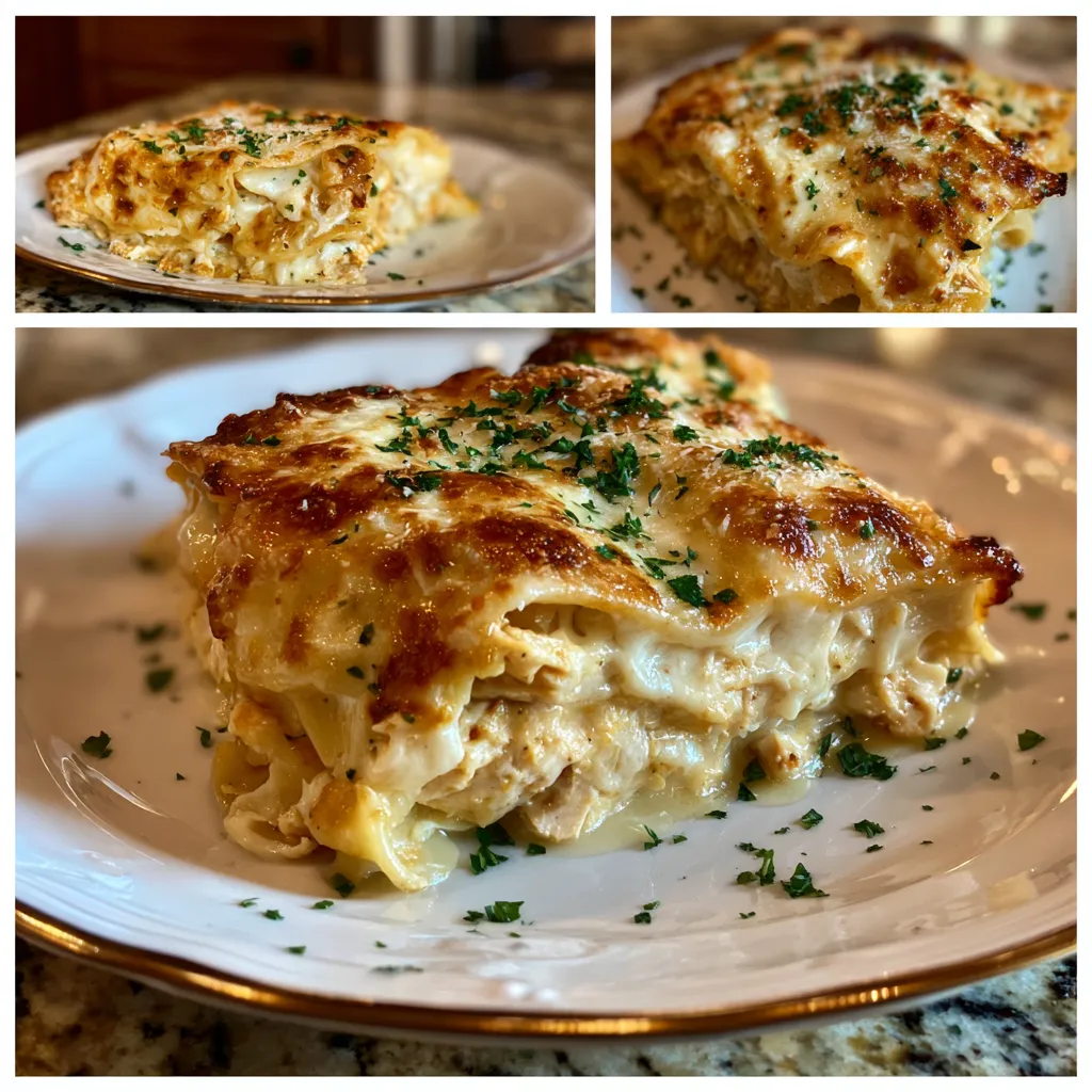 Photo of featured for Irresistible Chicken Alfredo Lasagna: A Decadent Delight