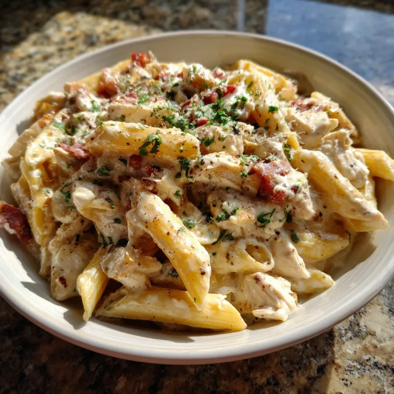 Photo of featured for Irresistible Chicken Bacon Ranch Pasta: A Flavorful Delight