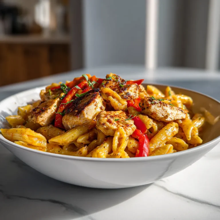 Photo of featured for Deliciously Spicy Chicken Fajita Pasta Recipe