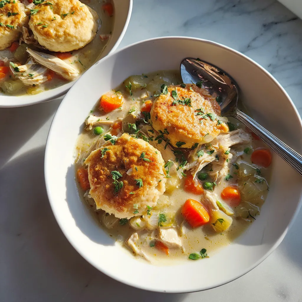 Photo of featured for Savory Chicken Pot Pie Soup: A Comforting Twist on a Classic Dish