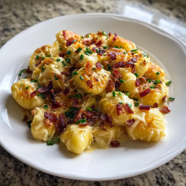 Photo of featured for Indulgent Creamy Bacon and Cheddar Gnocchi: A Decadent Delight