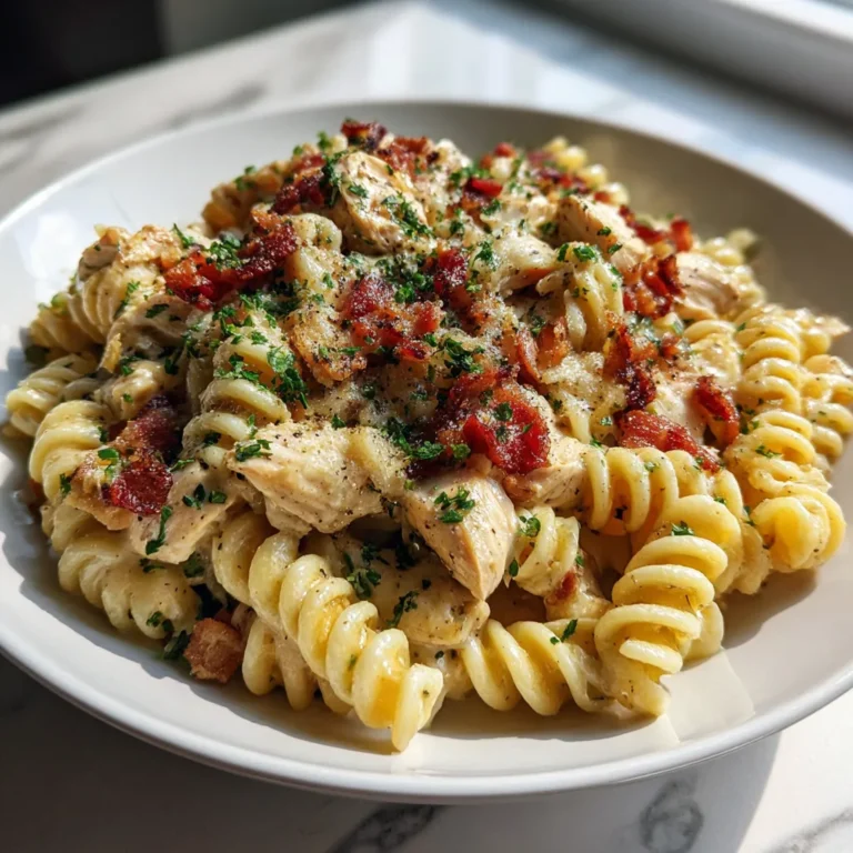 Photo of featured for Irresistible Creamy Chicken Pasta with Bacon: A Decadent Delight