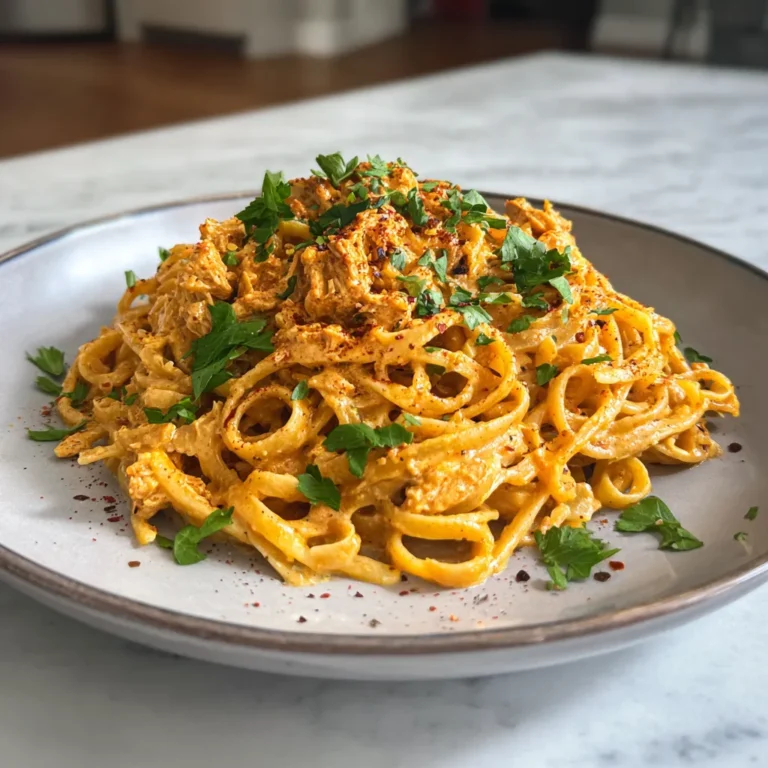 Photo of featured for Indulgent Creamy Cowboy Butter Chicken Linguine: A Flavor Explosion