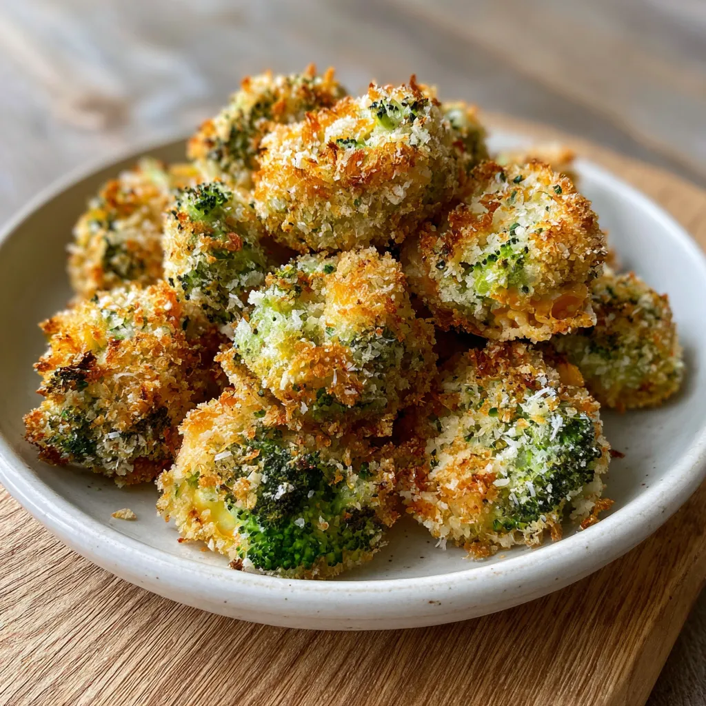 Photo of featured for Irresistibly Crunchy: Crispy Broccoli Cheddar Poppers