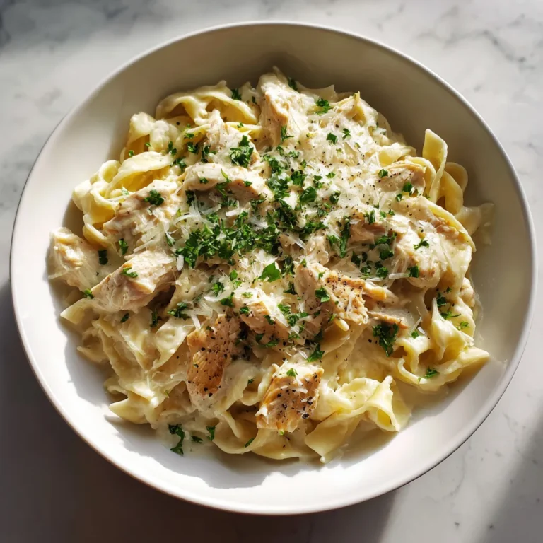 Photo of featured for Deliciously Creamy Crockpot Chicken Alfredo Recipe