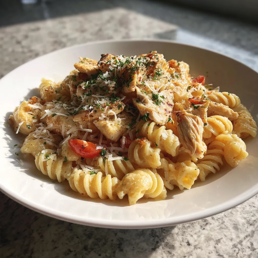 Photo of featured for Deliciously Easy Crockpot Olive Garden Chicken Pasta Recipe