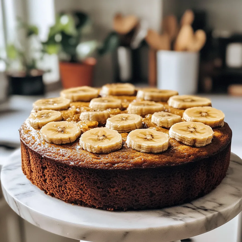 Photo of featured for Irresistibly Delicious Banana Cake: A Heavenly Treat