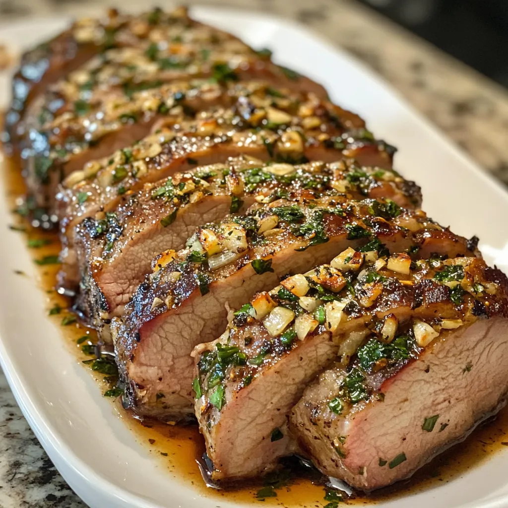 Photo of featured for Garlic Herb Roasted Pork Tenderloin: Mouthwatering Recipe for a Flavor Explosion