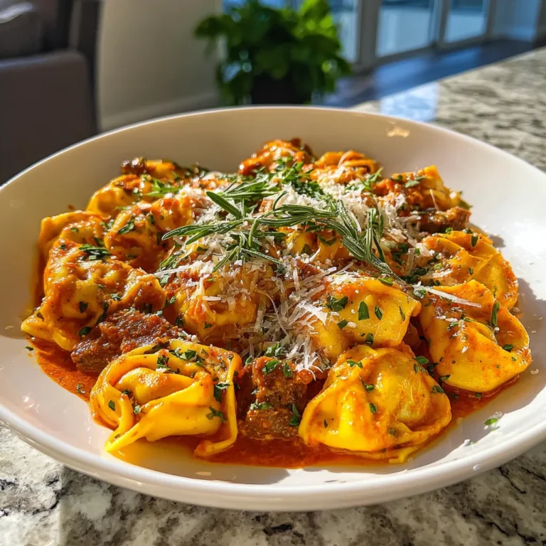 Photo of featured for Sizzling Garlic Steak Tortellini: A Mouthwatering Delight