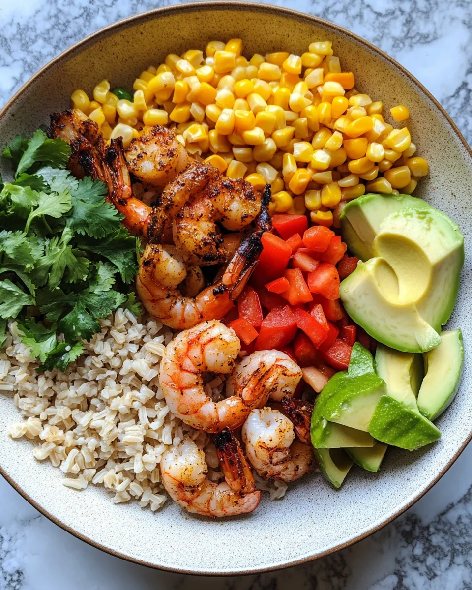 Ingredients for Sizzling Grilled Shrimp Bowl Recipe: A Flavorful Delight