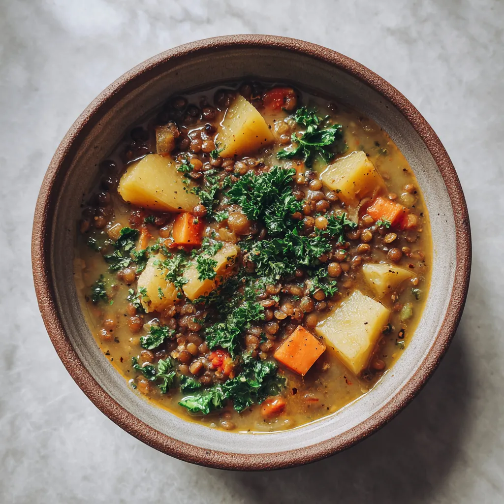 Photo of featured for Hearty Lentil and Potato Soup: A Cozy Bowl of Comfort