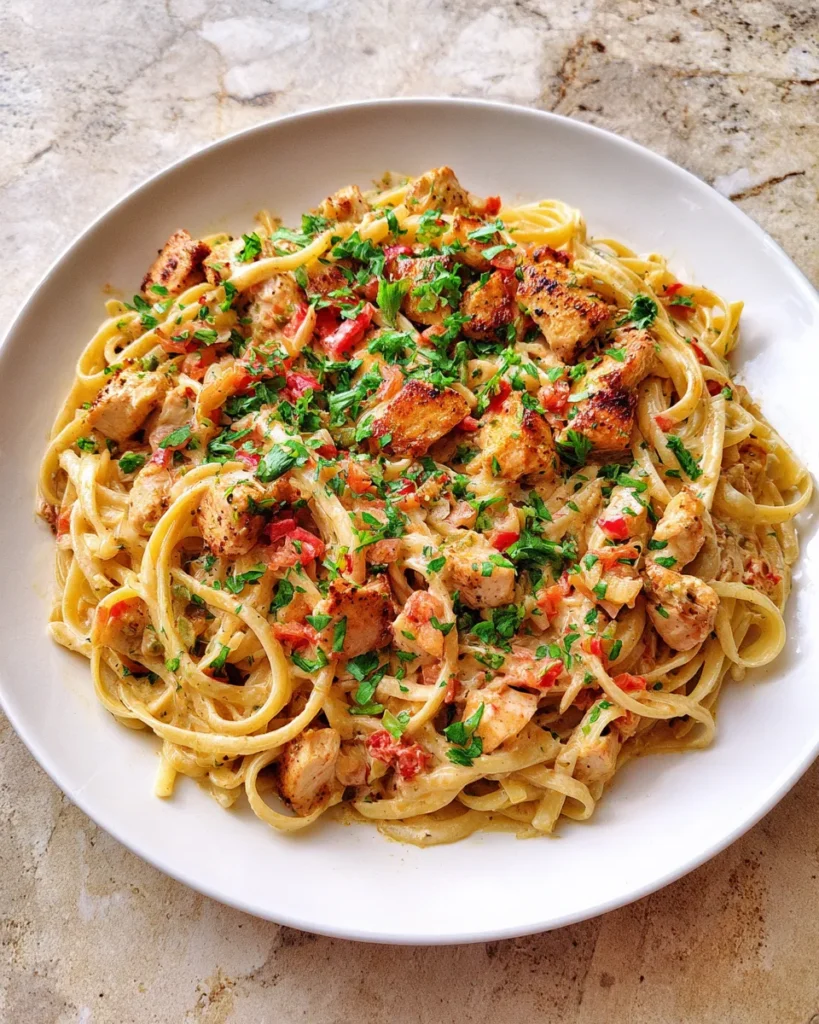 Photo of featured for Creamy Cajun Chicken Pasta: Indulgent One-Pot Perfection