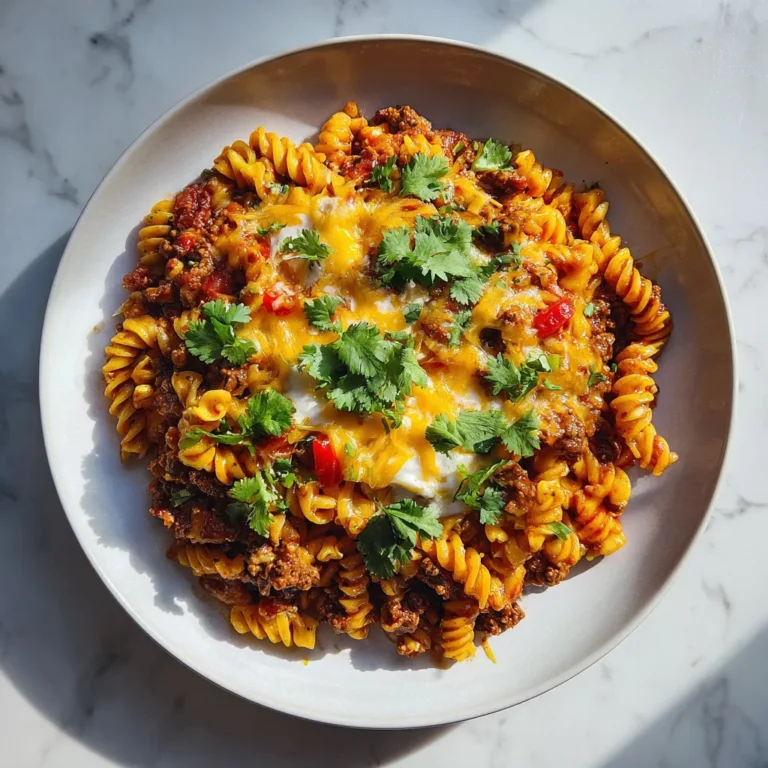 Photo of featured for Deliciously Easy One Pot Enchilada Pasta Recipe