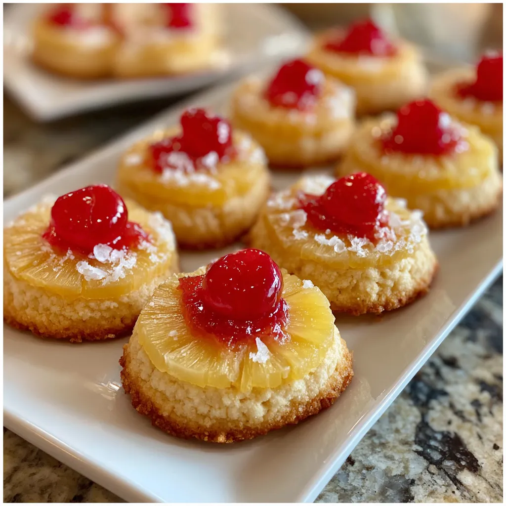 Photo of featured for Deliciously Decadent Pineapple Upside Down Sugar Cookies