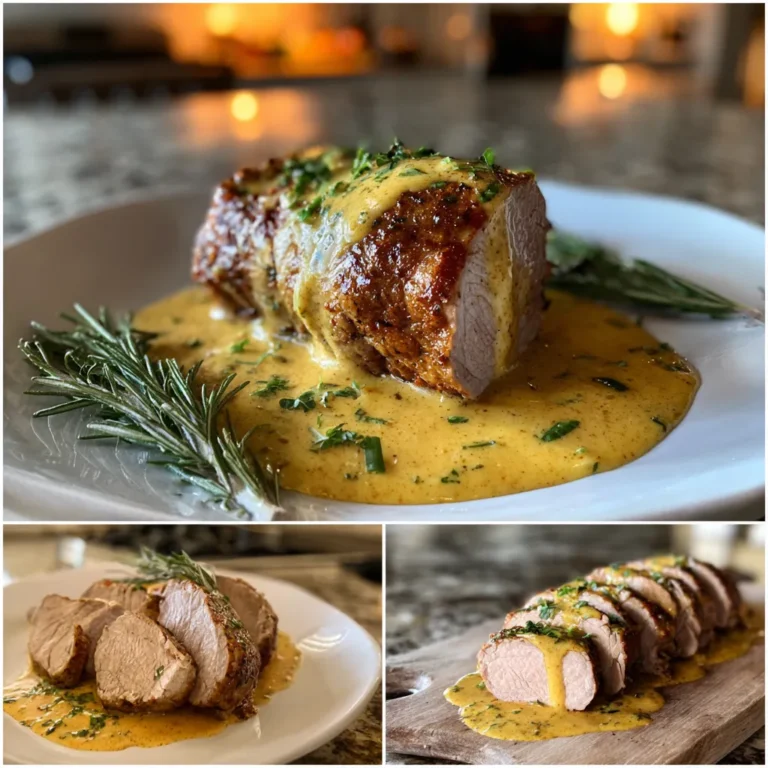 Photo of featured for Tantalizing Pork Tenderloin with Creamy Dijon Sauce