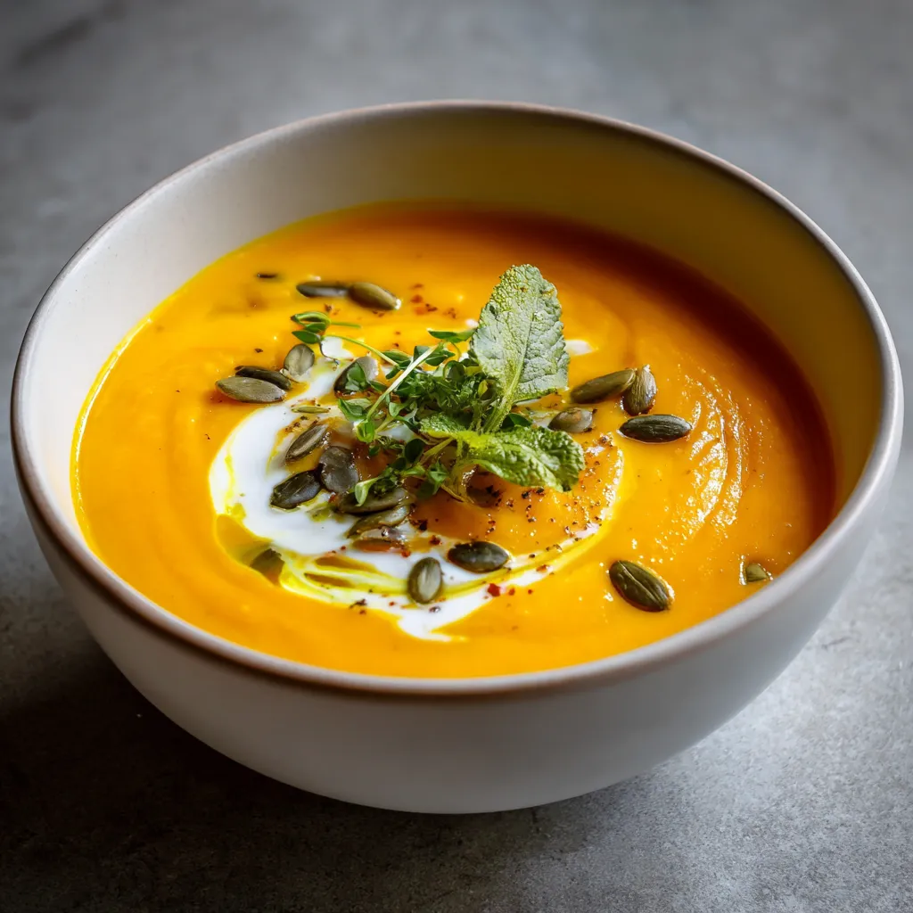 Photo of featured for Delicious Pumpkin Soup Recipe: Indulge in Autumn Comfort