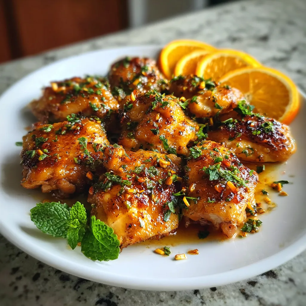 Photo of featured for Sizzling Roasted Orange Chicken: A Burst of Citrusy Deliciousness