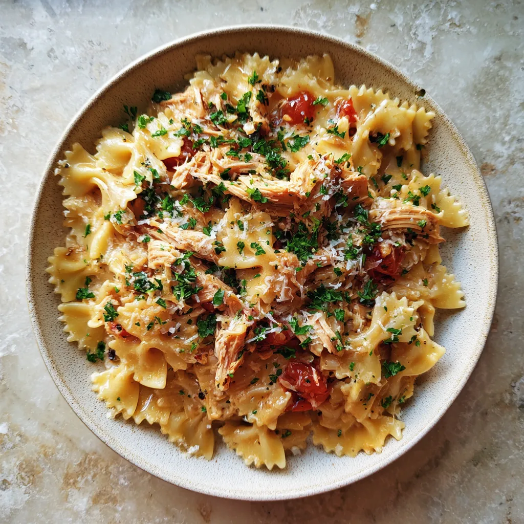 Photo of featured for Savory Slow Cooker Chicken and Pasta: A Flavorful Delight