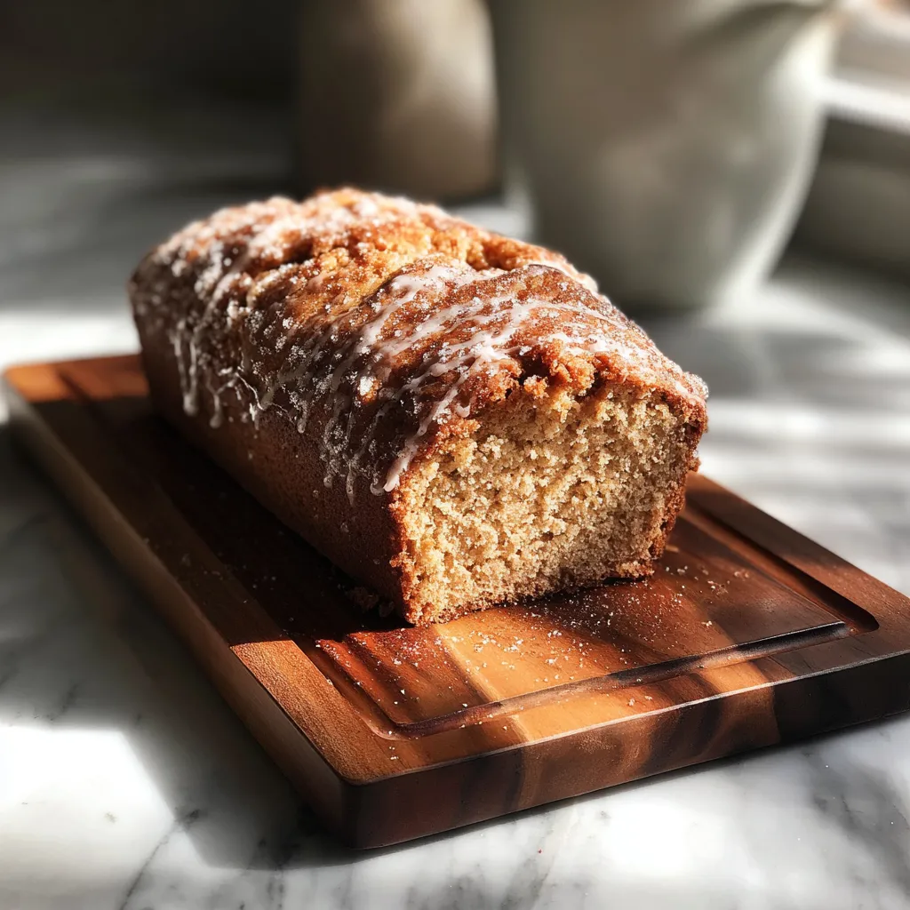Photo of featured for Irresistible Spiced Apple Cider Donut Loaf Recipe